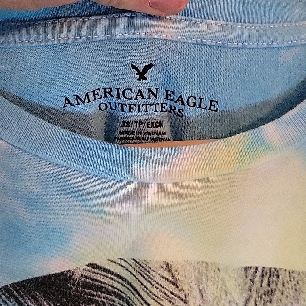 AE Super Soft Men's Tie-Dye Graphic T-Shirt Abstract Designs, Size X-Small - Picture 6 of 6